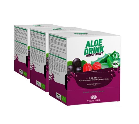 Aloe Drink Energy Boost (3x Pack 6)